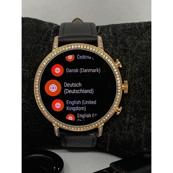 Fossil Gen 4 Authentic Digital Dial Smart Watch Custom Band FTW6015 LT312 - Picture 3 of 12